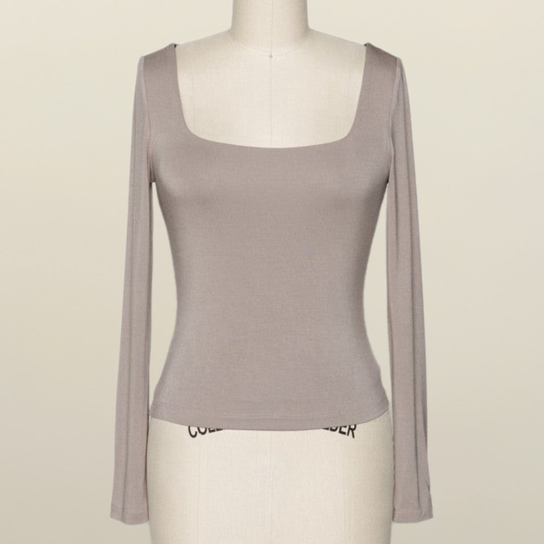 Soft Serenity Basic Long Sleeve Top