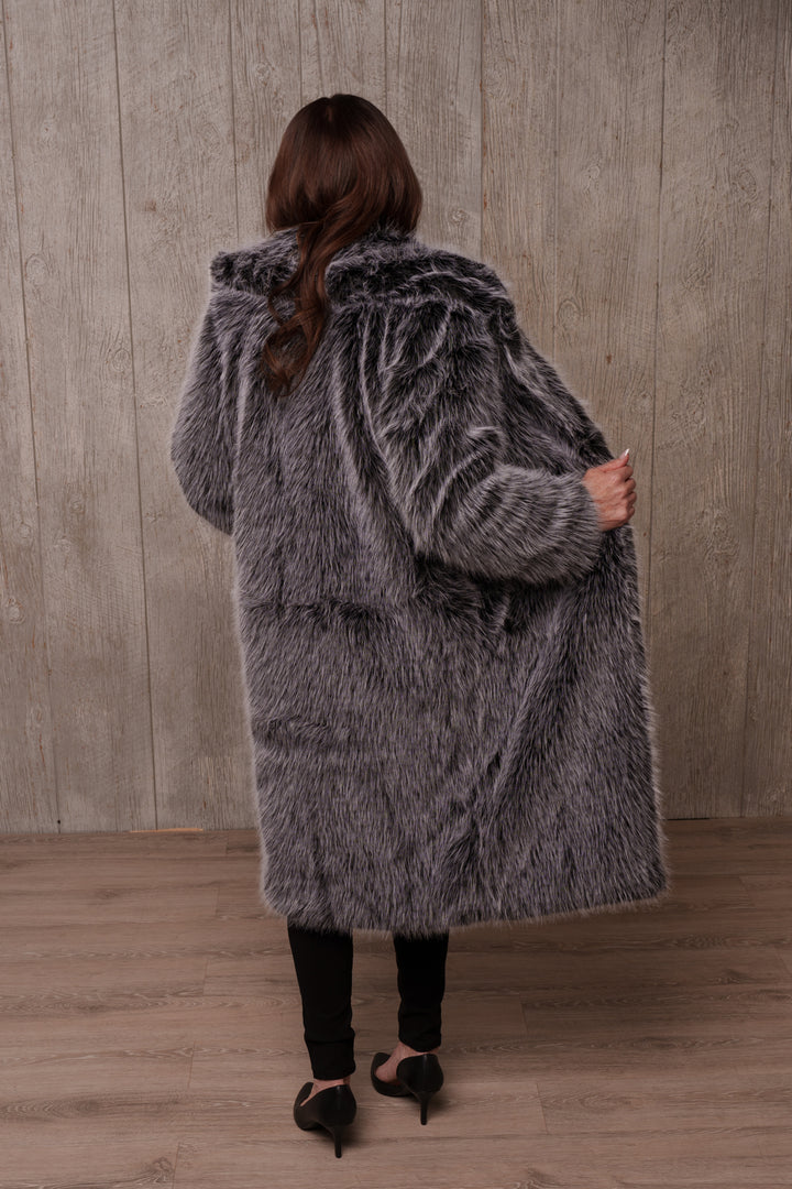 Josephine Faux Fur Long Coat