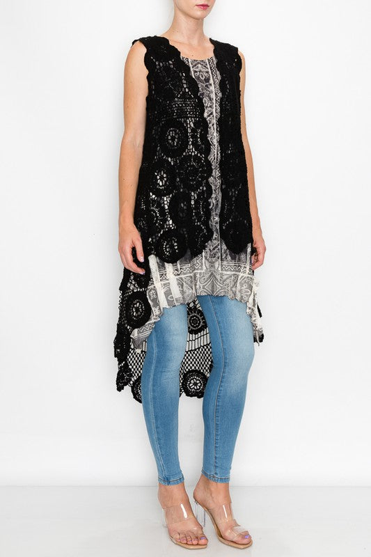 Crochet Vest - Salt and Grace Boutique