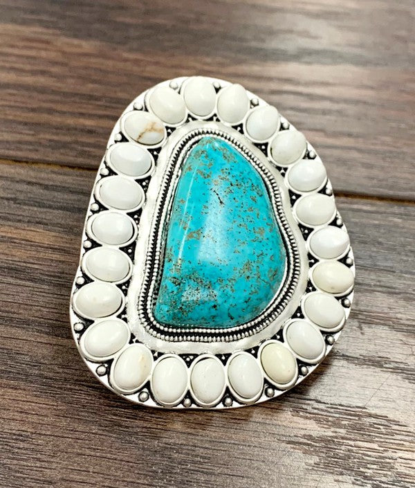 Loretta Turquoise Ring