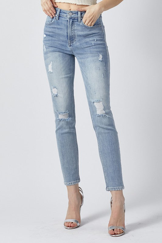 Risen High Rise Slim Skinny - Salt and Grace Boutique