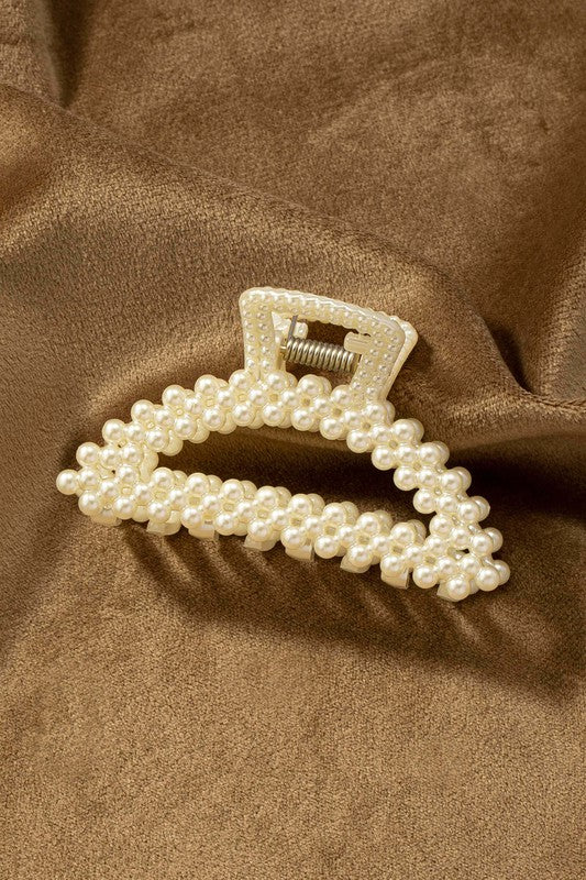 Pearl Hair Claw Clip - Salt and Grace Boutique