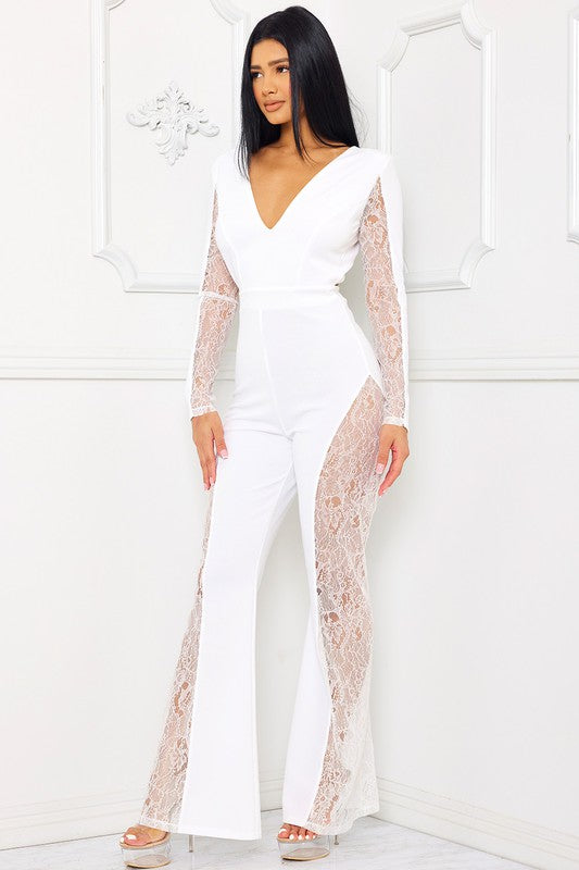 Diamond Lace Diva Jumpsuit