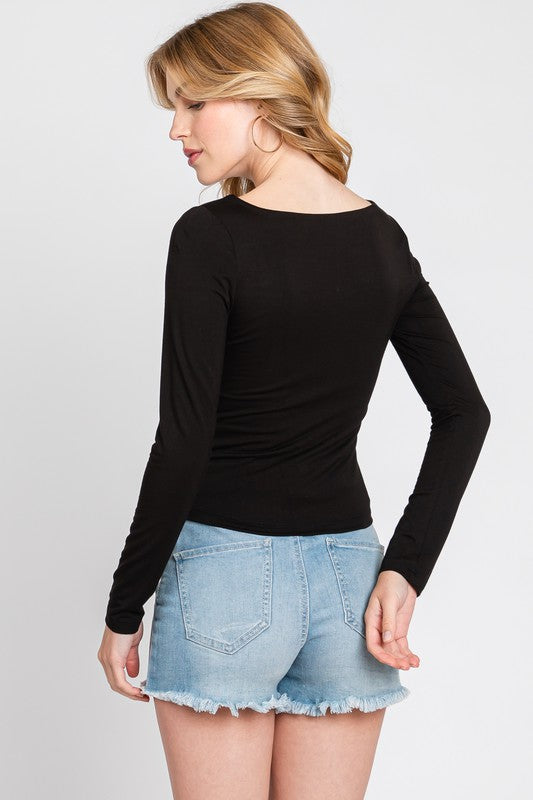 Soft Serenity Basic Long Sleeve Top