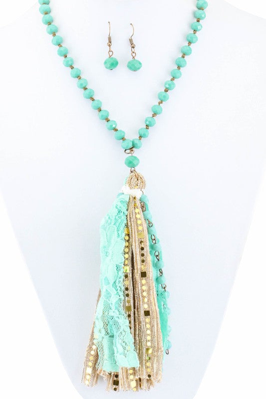 Tassel Necklace Set - Salt and Grace Boutique