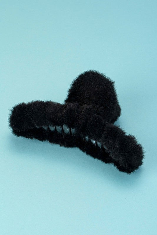 Jumbo Plush Hair Claw Clip - Salt and Grace Boutique