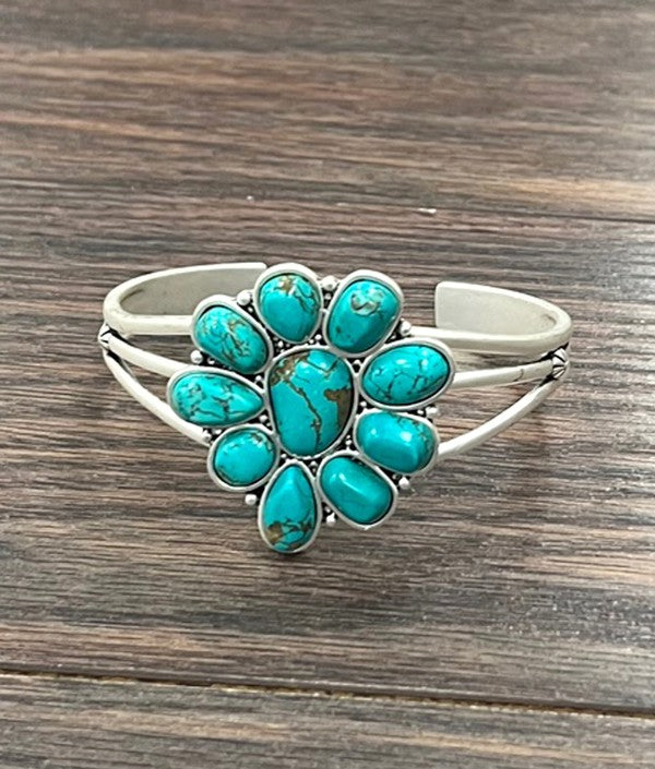 Cactus Bloom Cuff Bracelet