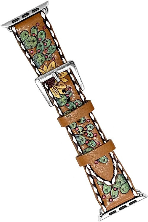 Western Cactus Sunflower Apple Watch Band - Salt and Grace Boutique