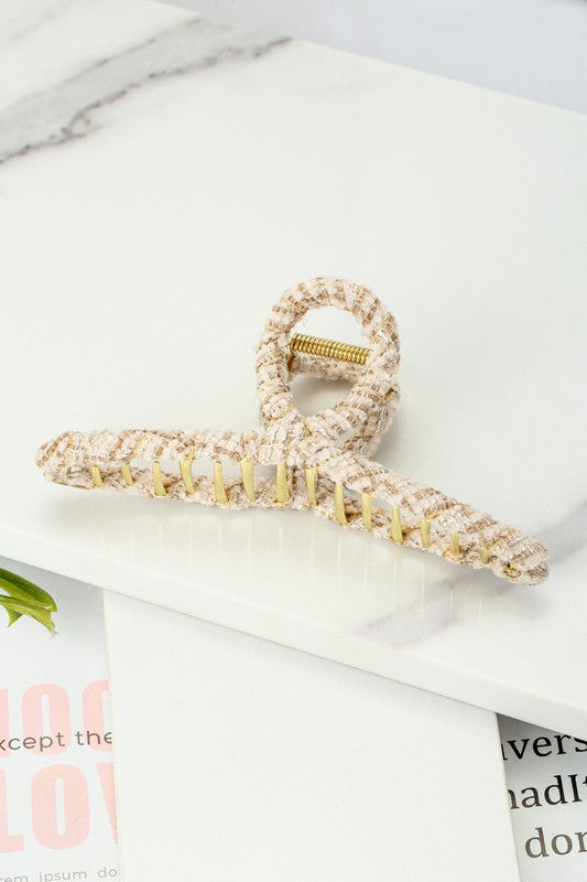 Fabric Wrapped Hair Claw Clip - Salt and Grace Boutique