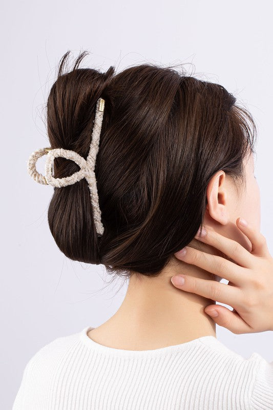 Fabric Wrapped Hair Claw Clip - Salt and Grace Boutique