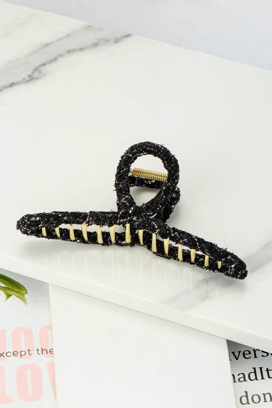 Fabric Wrapped Hair Claw Clip - Salt and Grace Boutique