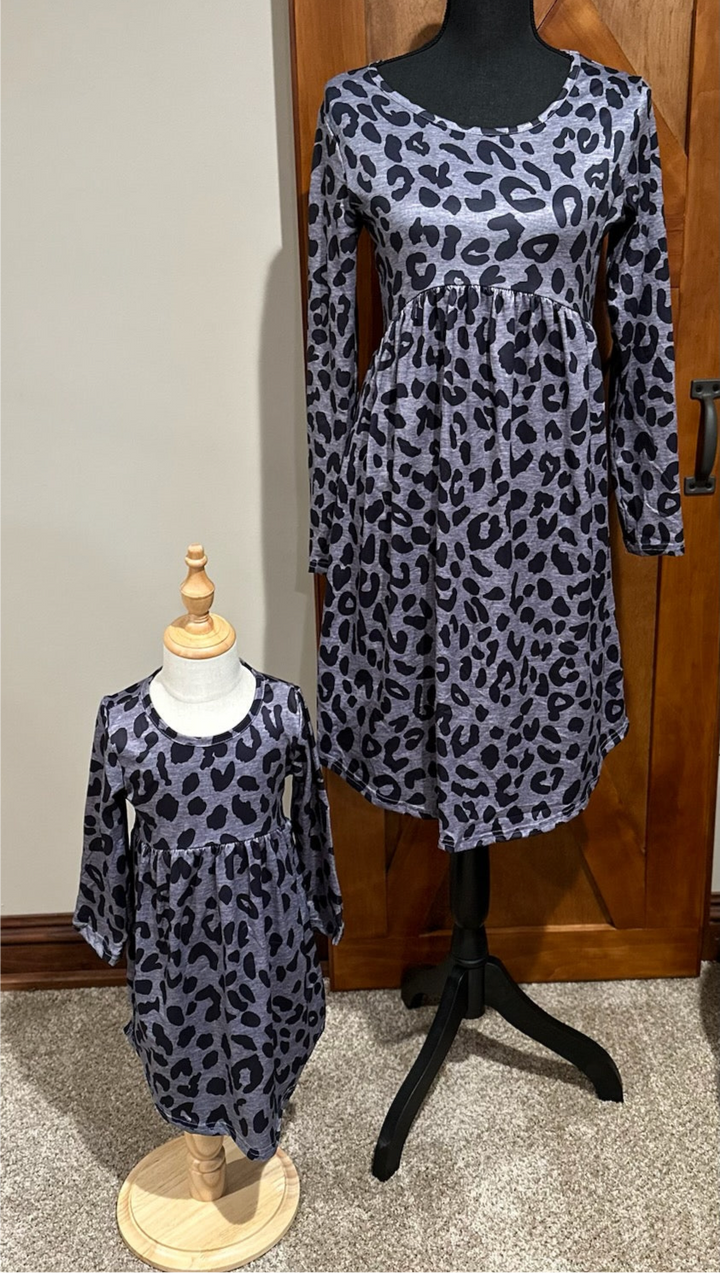 Girls Leopard Dress