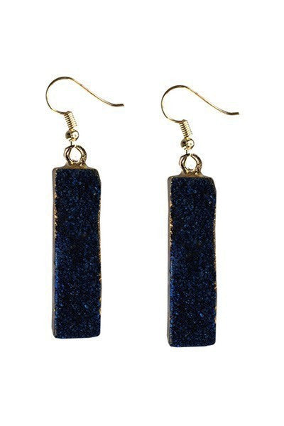 Druzzy Dangle Earrings - Salt and Grace Boutique