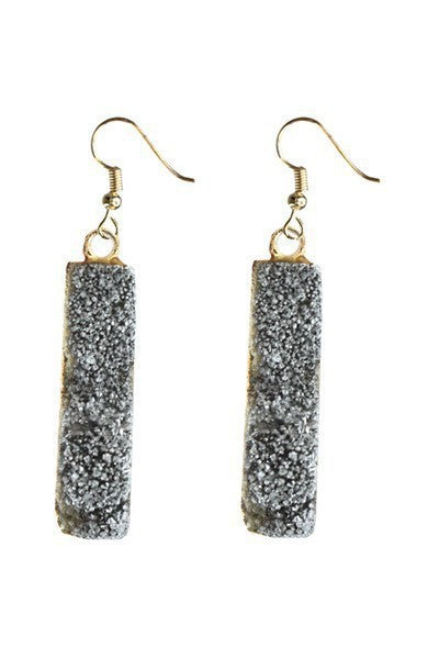 Druzzy Dangle Earrings - Salt and Grace Boutique