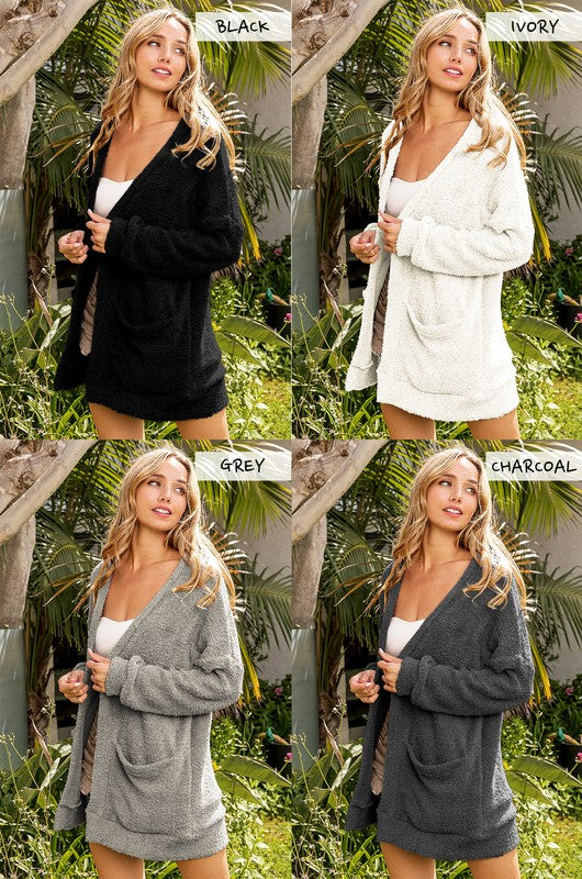 Soft Front Pocket Cardigan - Salt and Grace Boutique