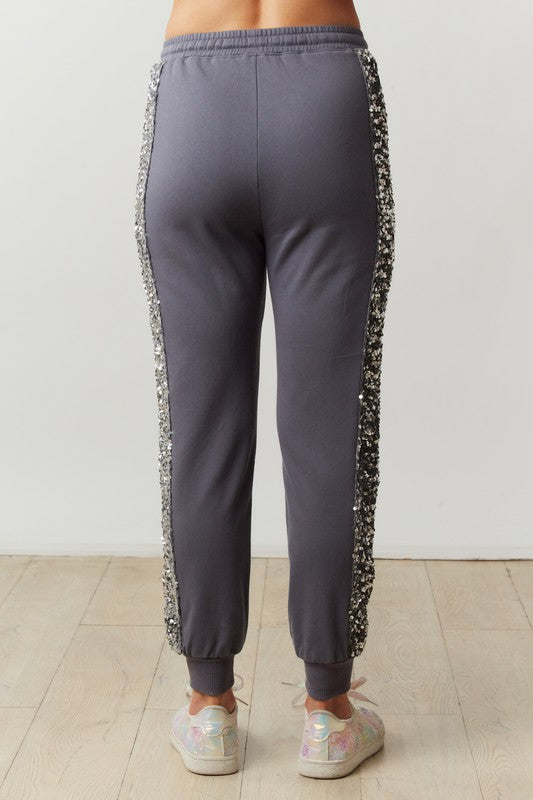 Sequin Jogger - Salt and Grace Boutique