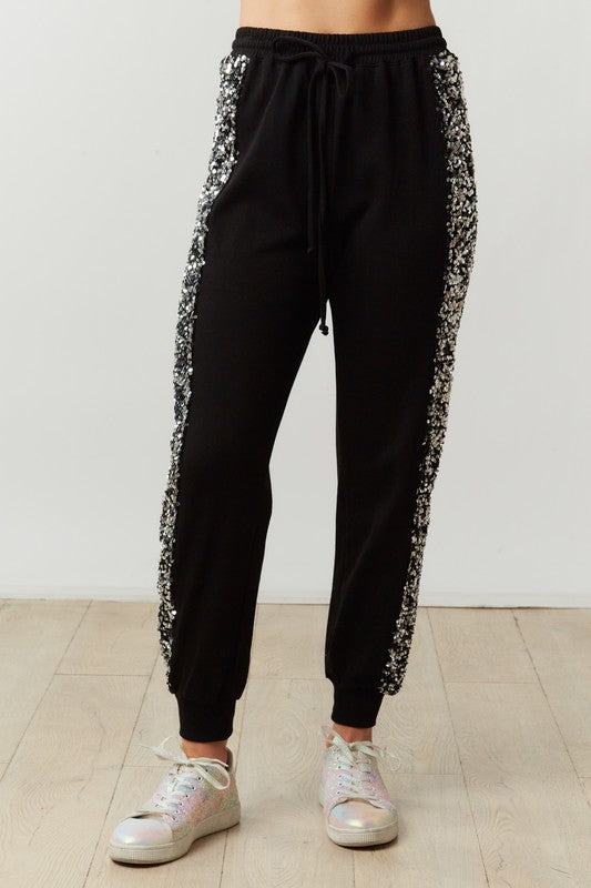 Sequin Jogger - Salt and Grace Boutique