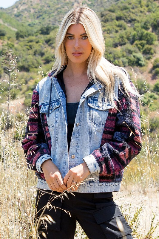 Kaylee Denim Jacket - Salt and Grace Boutique