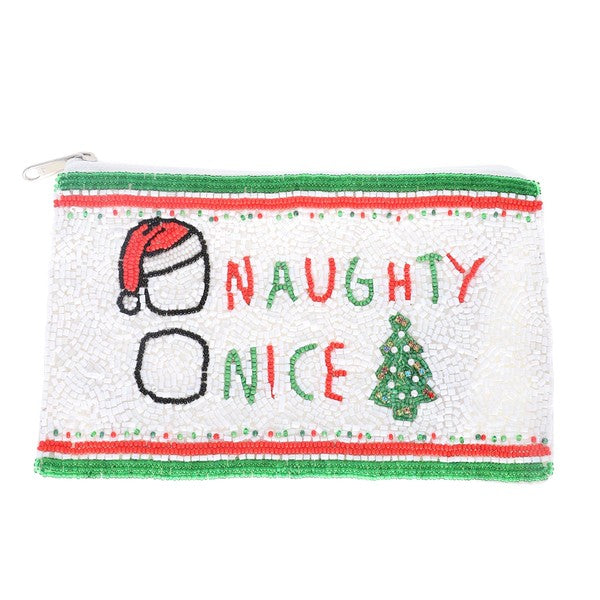 Naughty Nice Beaded Wristlet - Salt and Grace Boutique