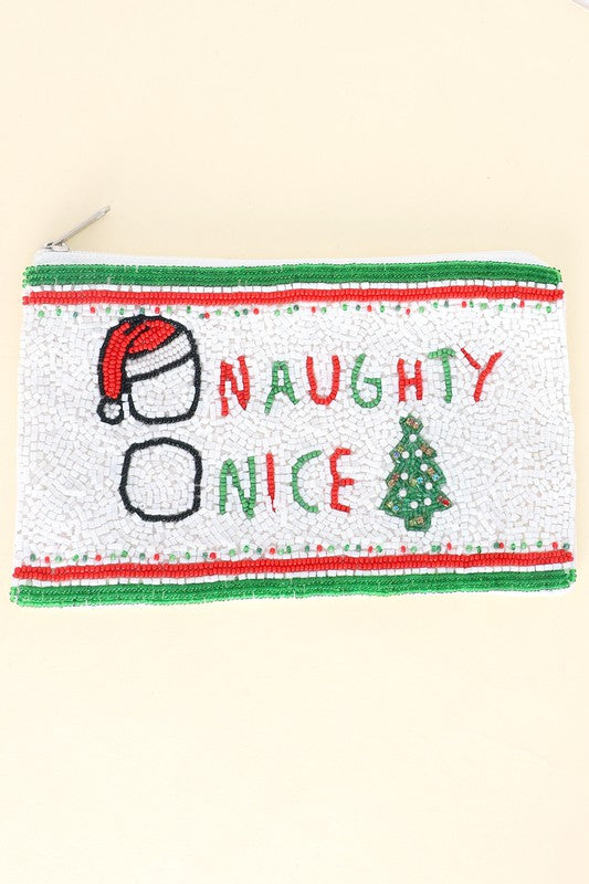 Naughty Nice Beaded Wristlet - Salt and Grace Boutique