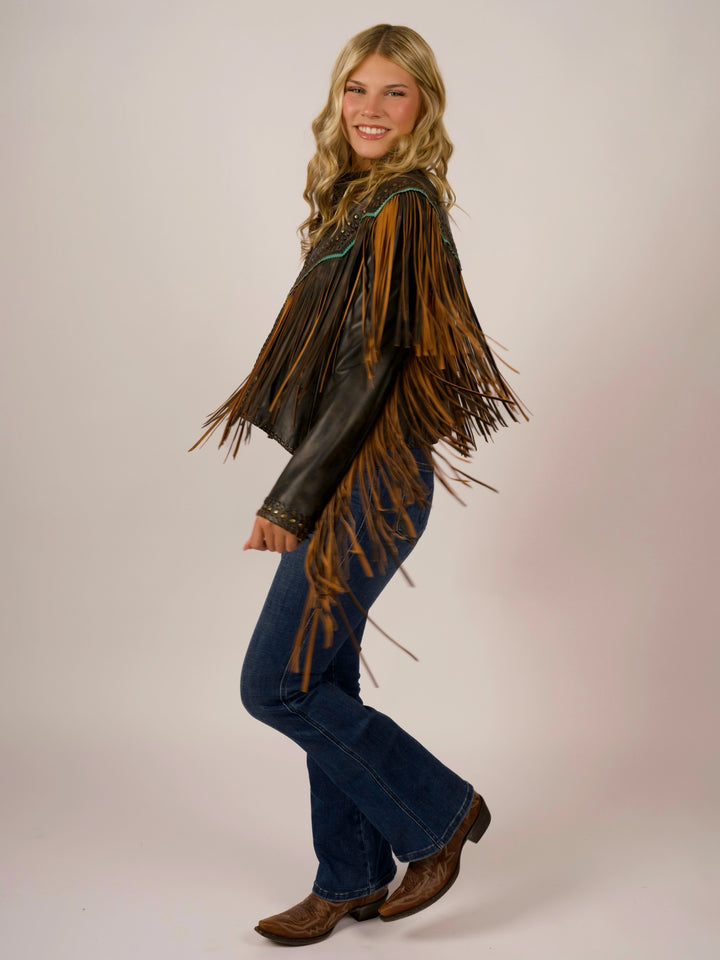 Wild Frontier Fringe Leather Jacket