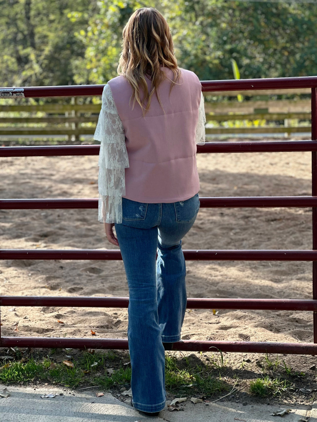 Desert Rose Western Print Vest