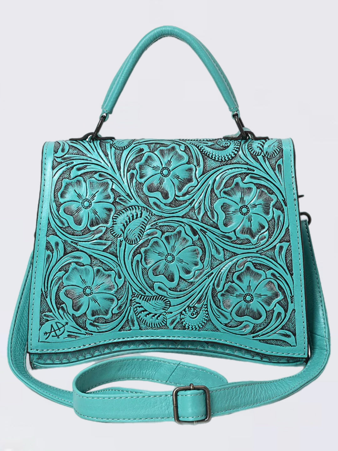 The Maverick - Tooled Leather Crossbody