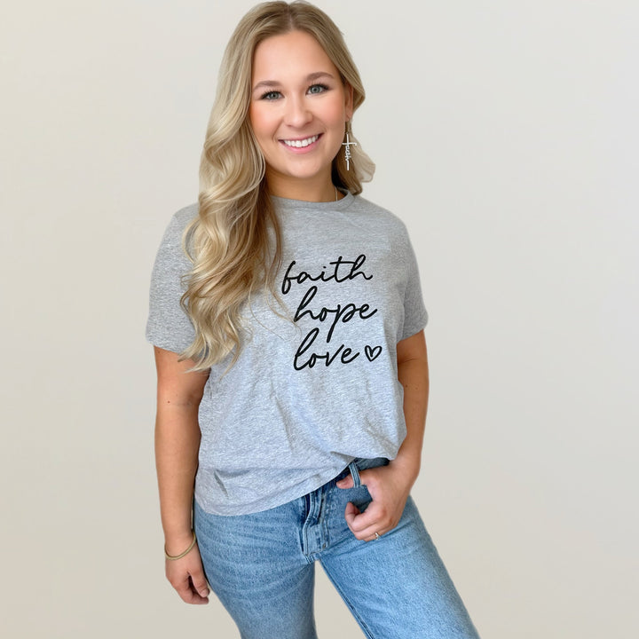 Faith Hope Love Graphic Tee