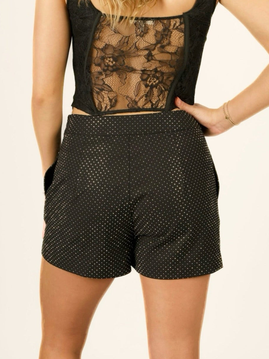 Rhinestone Shorts