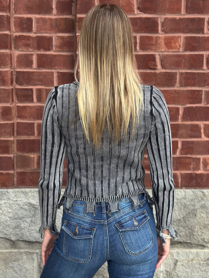 Rugged Revival Mineral Wash Button Down Sweater
