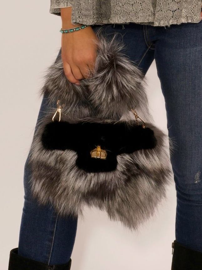 Mink and Fox Handbag