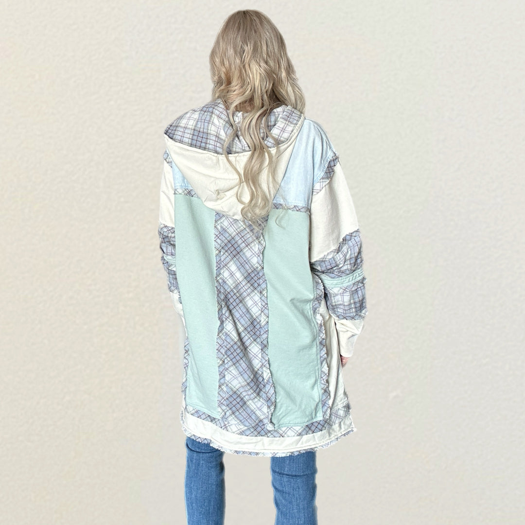 Patchwork Perfection Hoodie - Salt and Grace Boutique