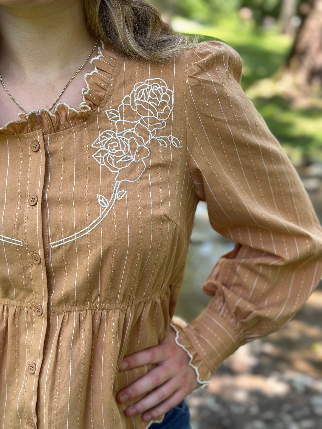 Shelly Embroidered Blouse
