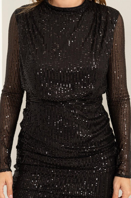 Sparkling Sequin Mini Dress - Salt and Grace Boutique