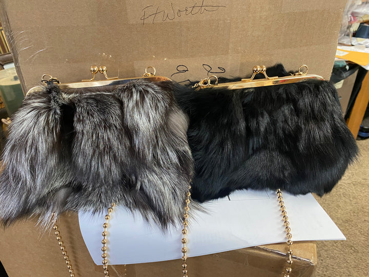 Fox Fur Clutch Purse
