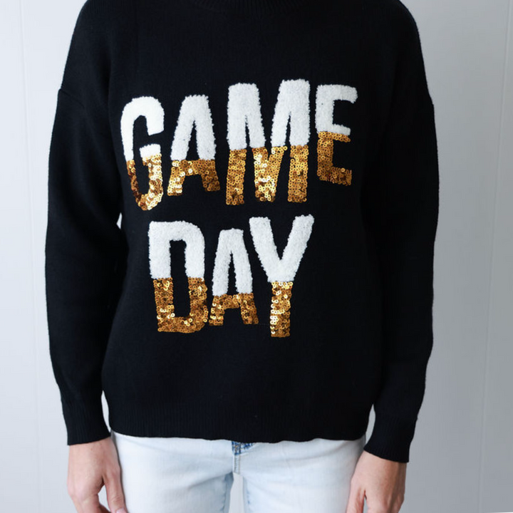 Black and Gold Game Day Sweatshirt