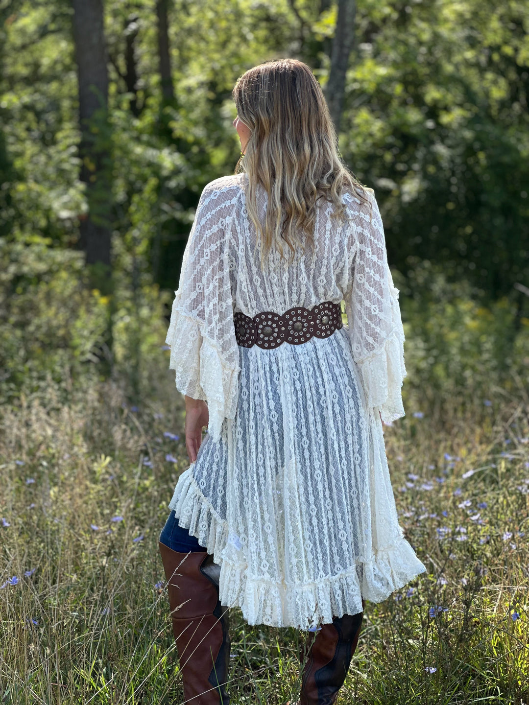 Carley Lace Tunic Top