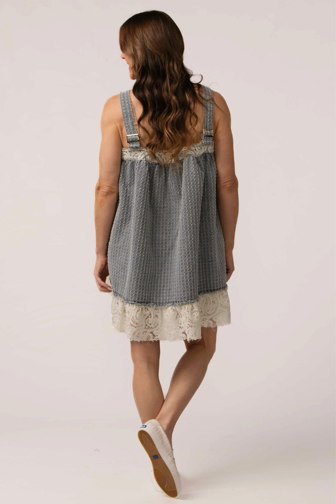 Vintage Charm Denim Dress