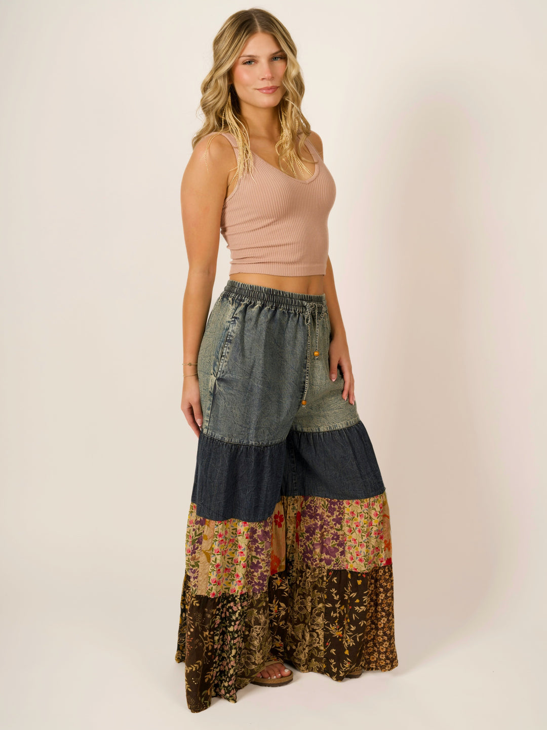 Bohemian Tier Wide Leg Pants