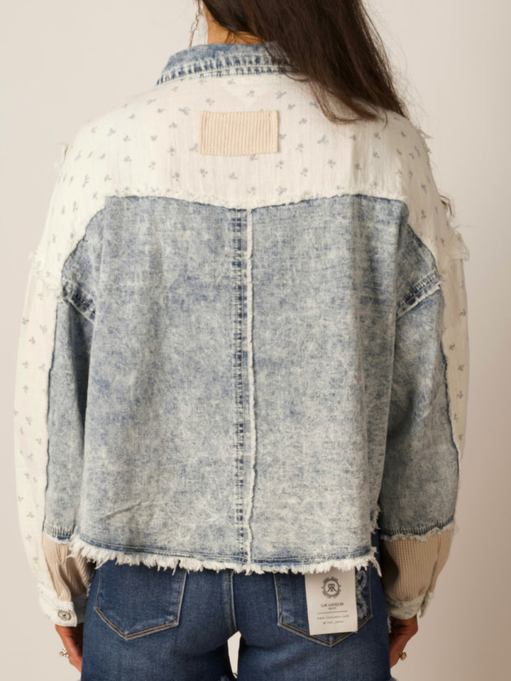 POL Vintage Wash Denim Jacket
