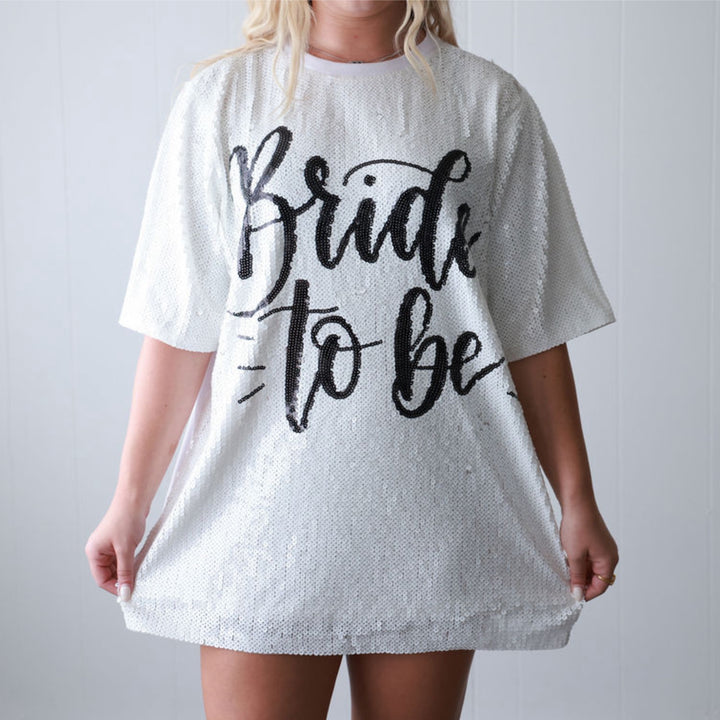 Bride To Be Sequin Dress