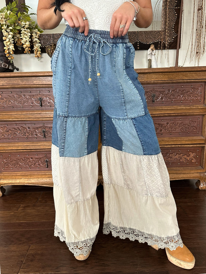 Free Spirit Wide Leg Boho Pants