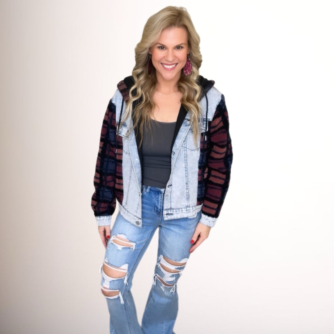 Kaylee Denim Jacket - Salt and Grace Boutique