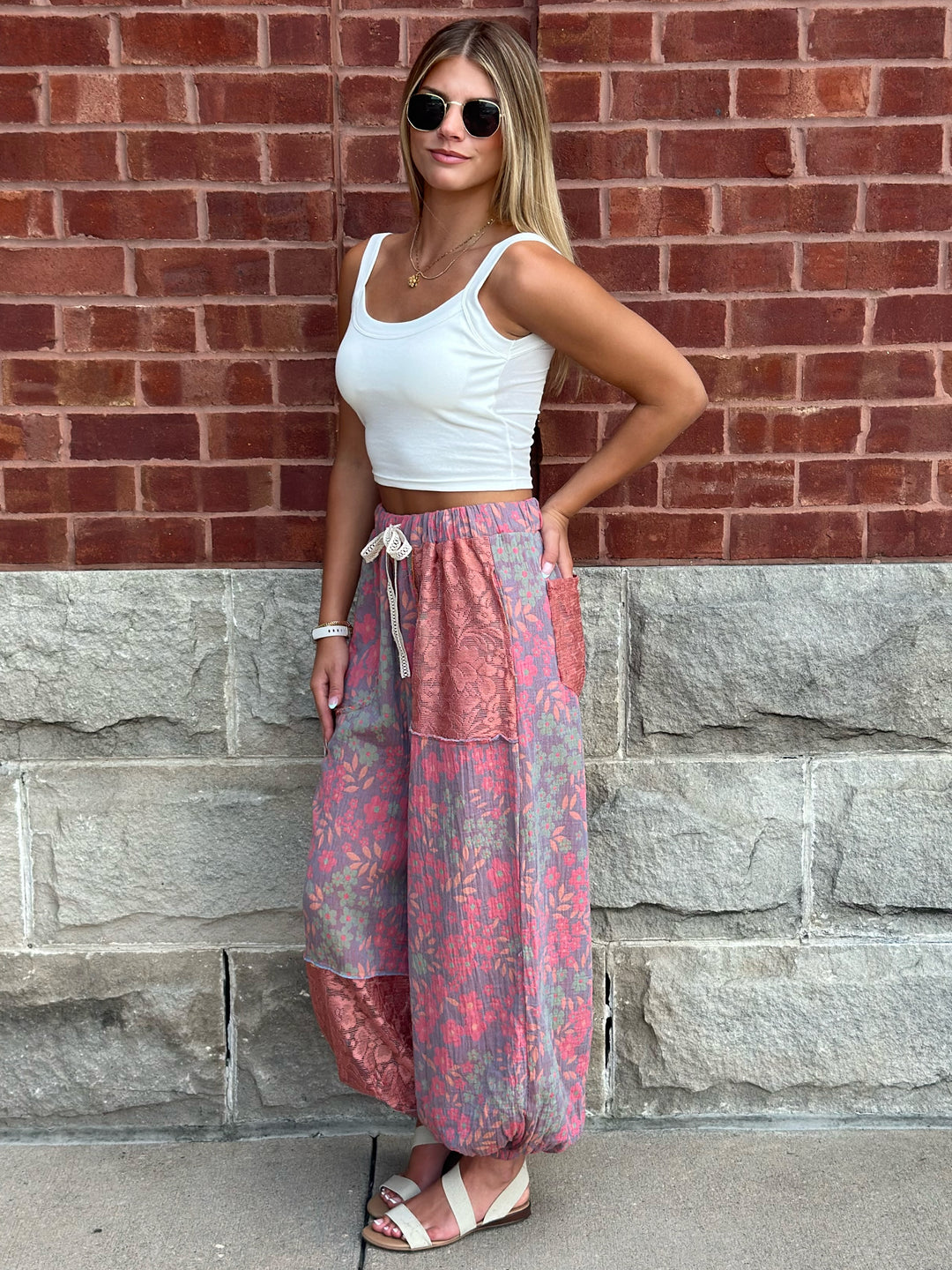 POL Gypsy Garden Genie Pants