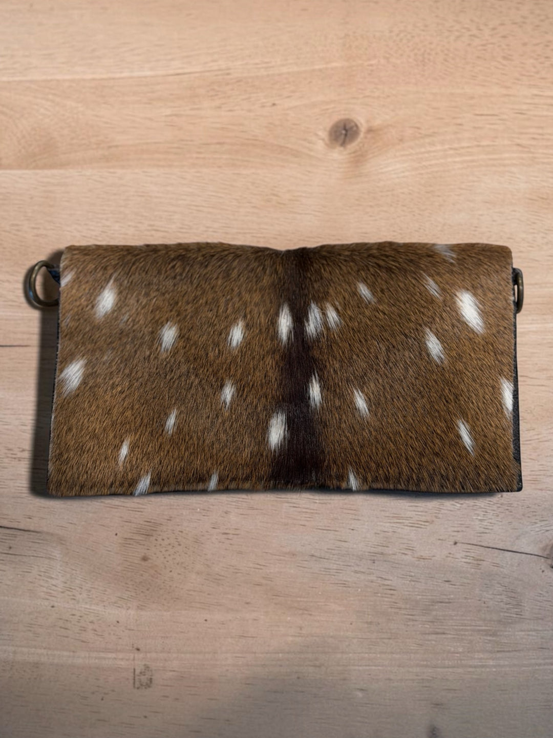 Axis Hair on Hide Leather Crossbody /Clutch Bag