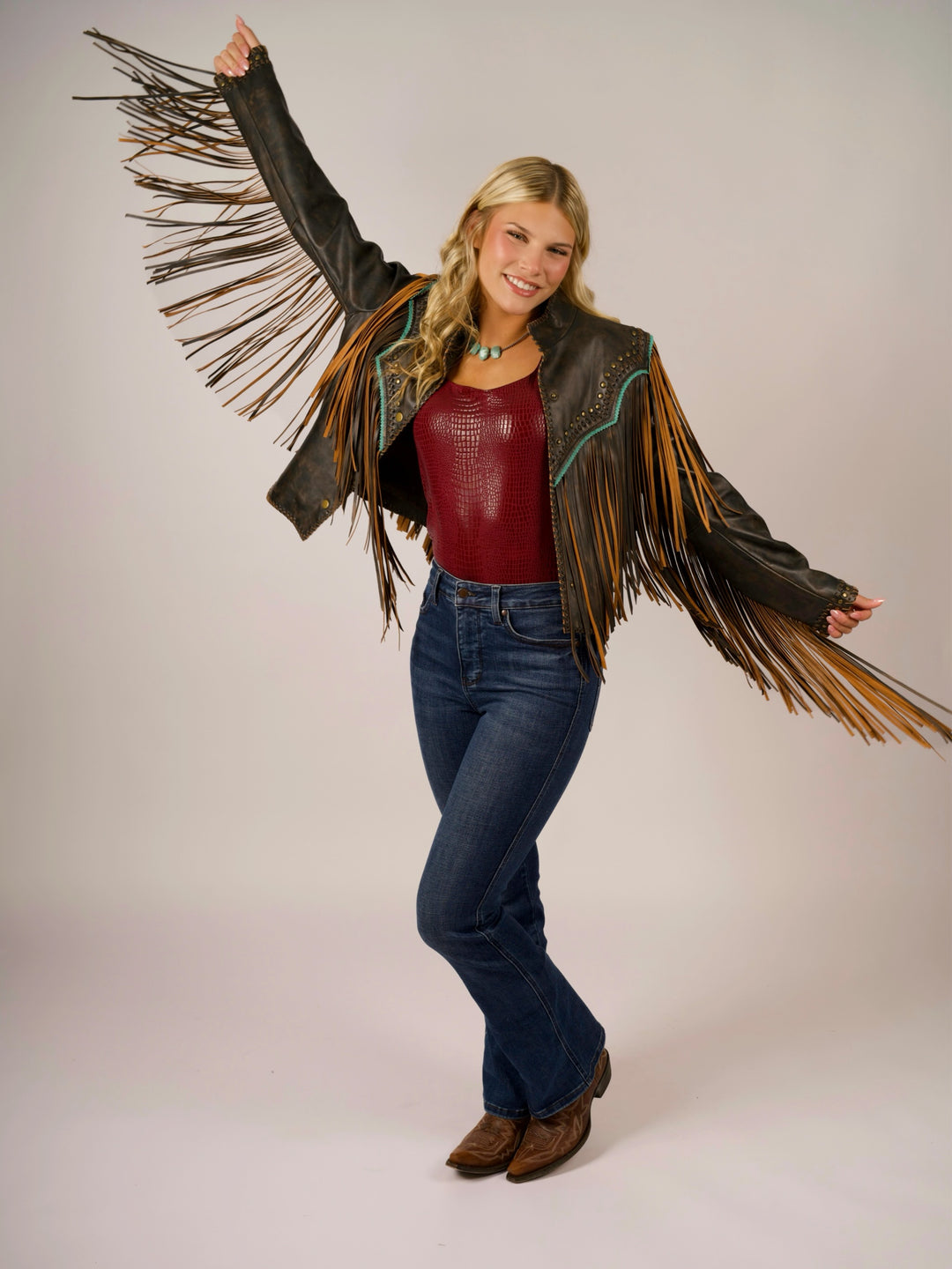Wild Frontier Fringe Leather Jacket