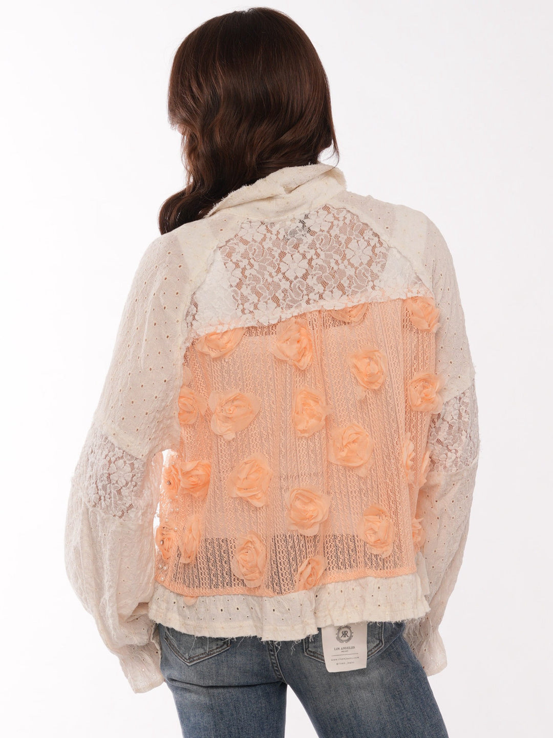 POL Peach Rose Jacket