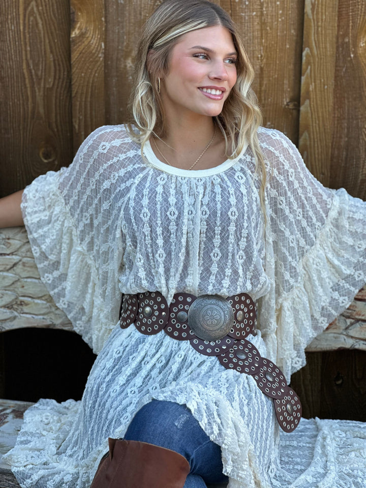 Carley Lace Tunic Top