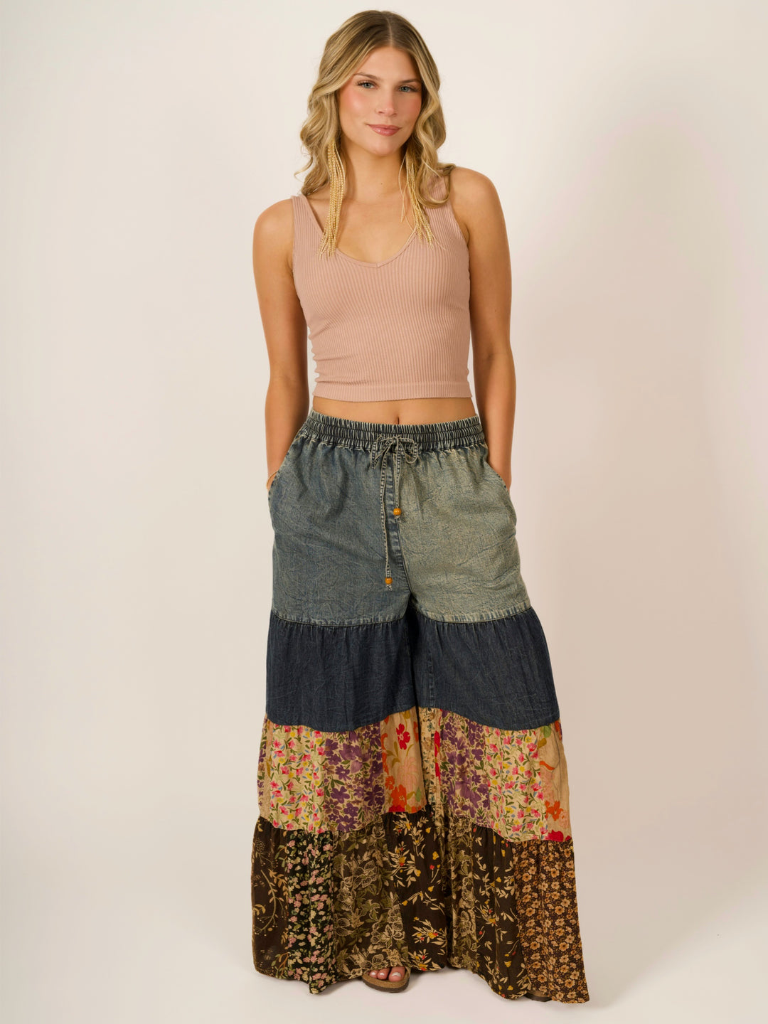 Bohemian Tier Wide Leg Pants