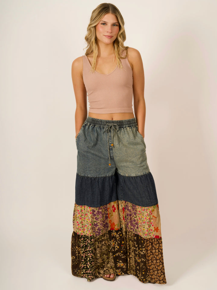 Bohemian Tier Wide Leg Pants